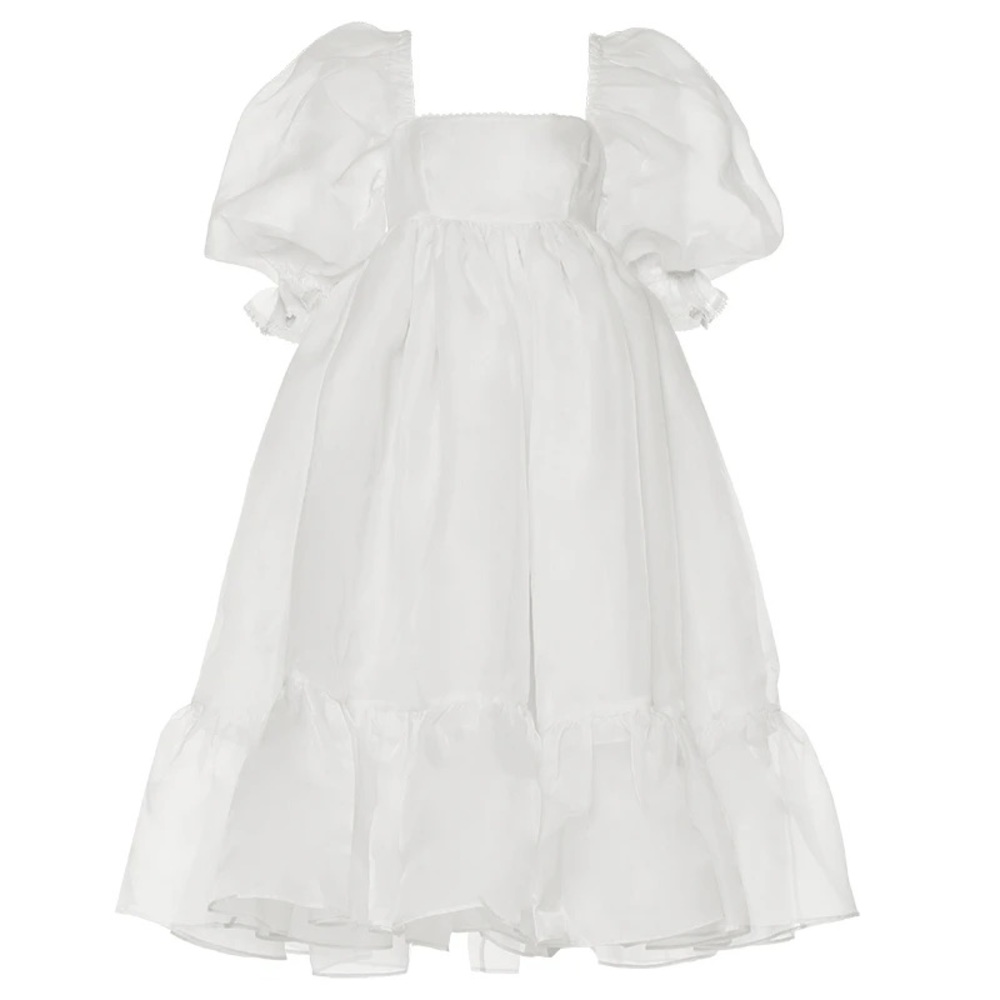 The Ivory French Puff Dress